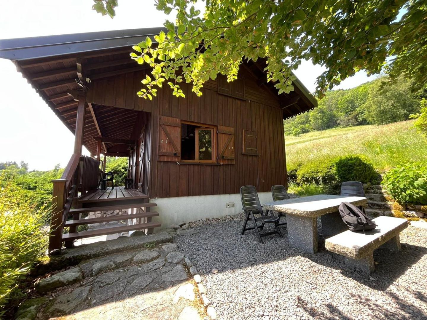 Chalet Bois Vue Panoramique : 2 Logements Et Sauna Bussang Esterno foto